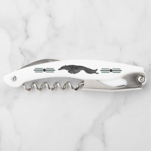 Art Deco Leaping Borzoi Corkscrew
