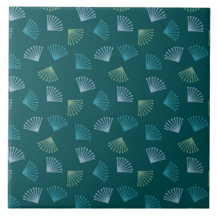 Art Deco Leaves Tile