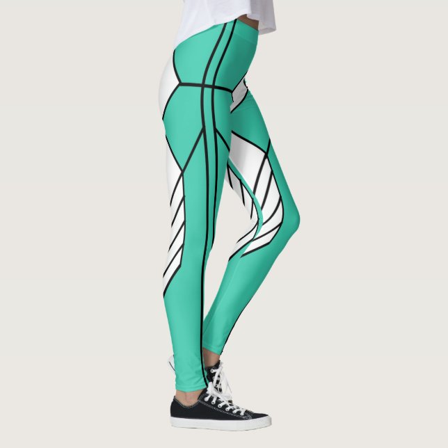 Art Deco  Leggings (Right)