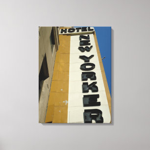 Art Deco Lettering - Midtown Manhattan, NYC Canvas Print