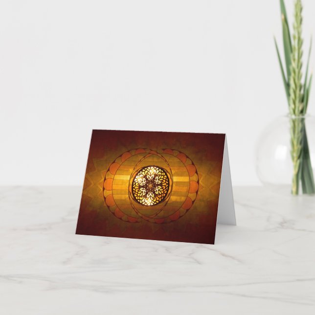 Art Deco Lighting Notecard (Front)