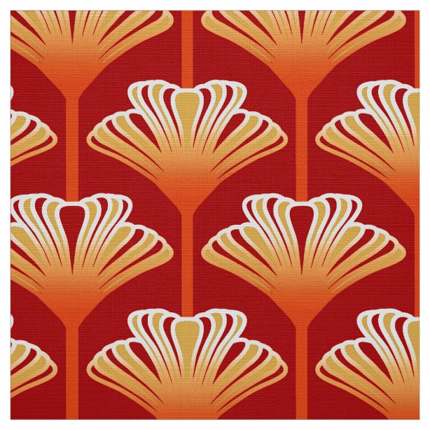 Art Deco Fabric Zazzle.co.uk
