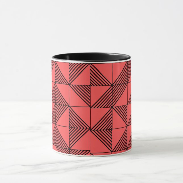 Art Deco Lines  Mug (Center)