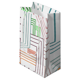 Art Deco Lines  Small Gift Bag