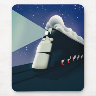 Art Deco Locomotive Mouse Mat