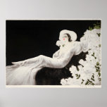 Art Déco, Love's Blossom  Poster<br><div class="desc">Date: 1937 | Style: Art Déco,  Love's Blossom by French painter Louis Icart. An elegant vintage classic painting.</div>
