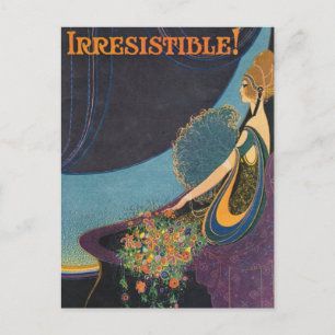 Art Deco Mavis Perfume Advertisement Postcard