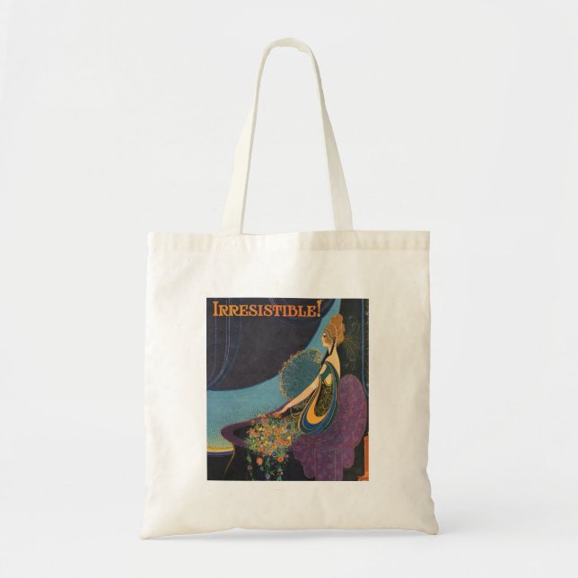 Art Deco Mavis Perfume Advertisement Tote Bag (Front)