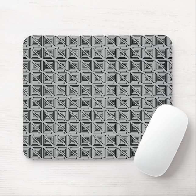 Art Deco Mazes Mouse Mat (With Mouse)