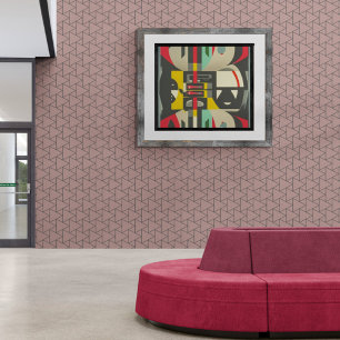 Art Deco Meets Mid-Century Modern Poster