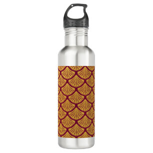 Art Deco Mermaid Scales - Magenta 710 Ml Water Bottle