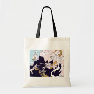 Art Deco Mermaids Tote Bag