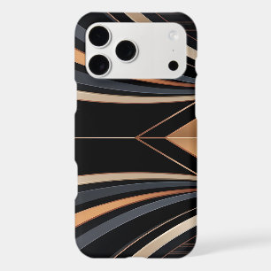 Art Deco Metallic Geometric Elegance