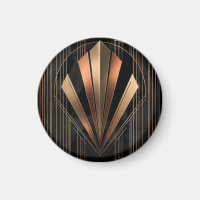 Art Deco Metallic Geometric Elegance
