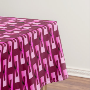 Art Deco Metallic Geometric - Orchid and Purple Tablecloth