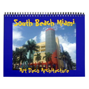 art deco miami 2026 calendar