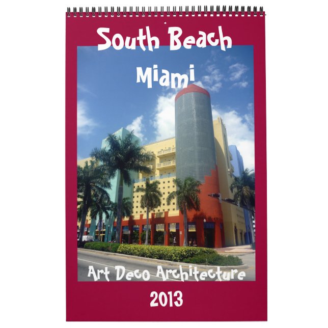 art deco miami calendar 2013 (Cover)
