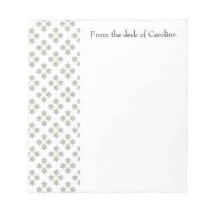 Art Deco Mini Stars Personalised Notepad