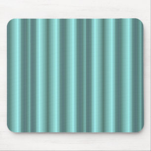 Art Deco mintgrüne Streifen Mouse Mat