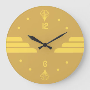 Art Deco Modern Large Clock