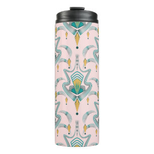 Art deco modern pattern graphic ornament. Abstract Thermal Tumbler