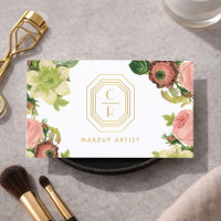 Art Deco Monogram Bridal Makeup Artist