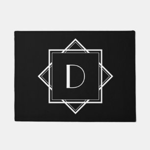 Art Deco Monogram Doormat