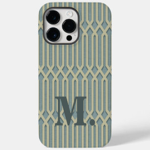 Art Deco Monogram Initial iPhone / iPad case