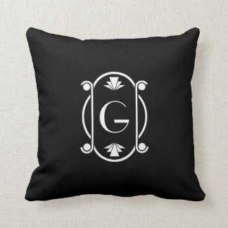 Art Deco Monogrammed Cushion