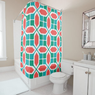 Art Deco Mosaic Shower Curtain