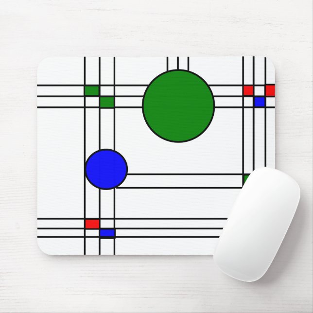 Art Deco  Mouse Mat (With Mouse)