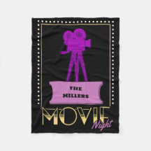 Art Deco Movie Night Personalised Family Name