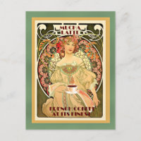Art deco Mucha Latte