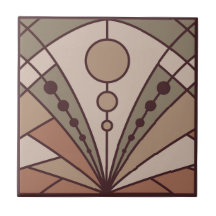 Art Deco (natural terracotta shades)