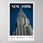 Art Deco New York Poster<br><div class="desc">A series of vintage posters reflecting the style of the 1920s and 30s. Available in given aspect ratios only created in glorious full colour oil effect. Suitable for all ages.</div>