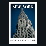 Art Deco New York Poster<br><div class="desc">A series of vintage posters reflecting the style of the 1920s and 30s. Available in given aspect ratios only created in glorious full colour oil effect. Suitable for all ages.</div>