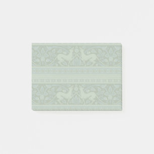 Art Deco Nouveau Dog Nature Animal Pattern Post-it Notes