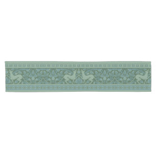 Art Deco Nouveau Dog Nature Animal Pattern Short Table Runner
