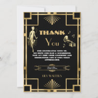 Art Deco Nouveu Gatsby Roaring Twenties Birthday 