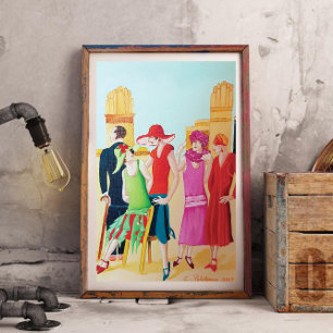 Art Deco Oil painting Poster