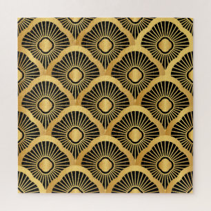 Art Deco Ornament: Seamless Vintage Pattern Jigsaw Puzzle