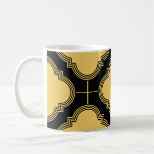 Art deco: ornamental seamless elegance. coffee mug