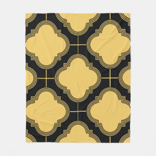 Art deco: ornamental seamless elegance. fleece blanket