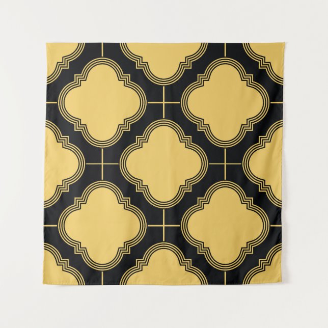 Art deco: ornamental seamless elegance. tapestry (Front)