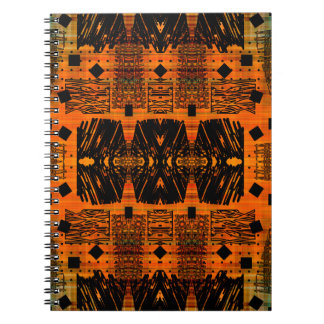 art deco ornamental vintage graphic pattern, S. 48 Notebook