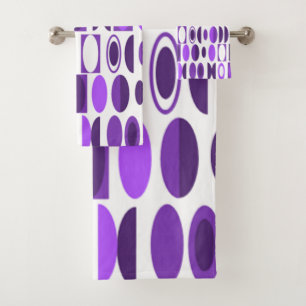 Art Deco Ovals Bath Towel Set
