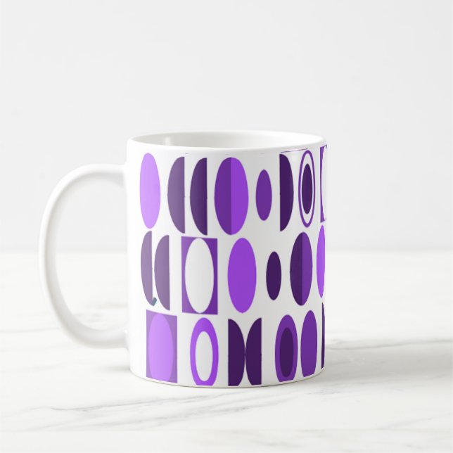 Art Deco Ovals  Coffee Mug (Left)