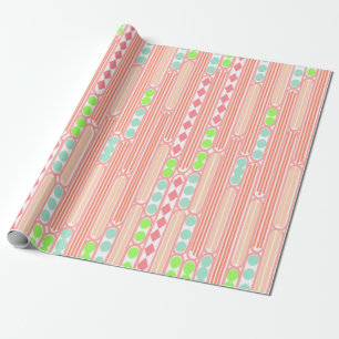 Art Deco Ovals Wrapping Paper