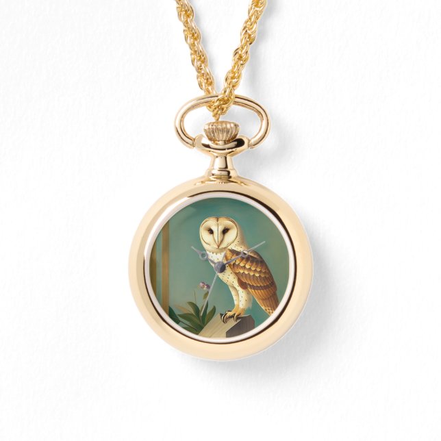 Art Deco Owl eWatch Watch (Front)