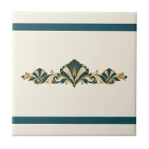 Art Deco Palmette Custom Colour Frieze